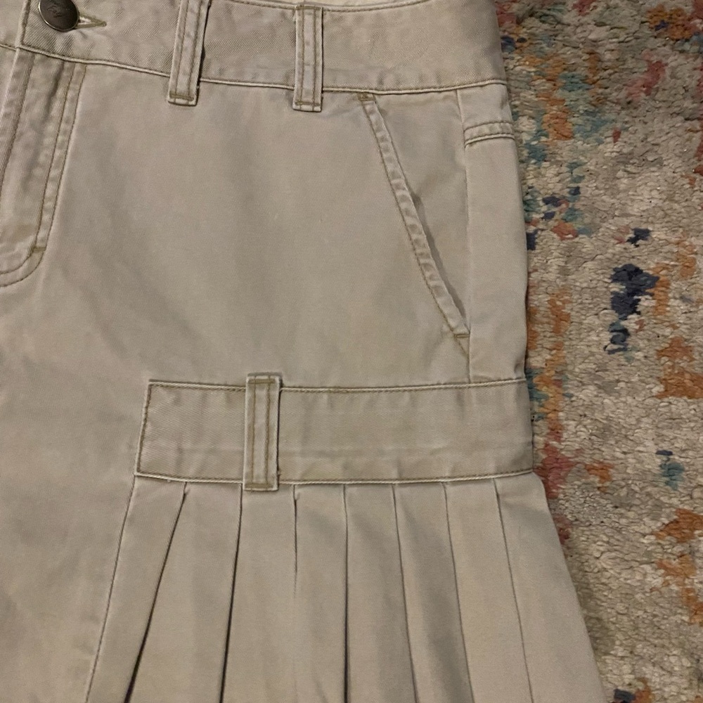 Vintage, American Eagle, Khaki, Mini Skirt - Picture 2 of 6